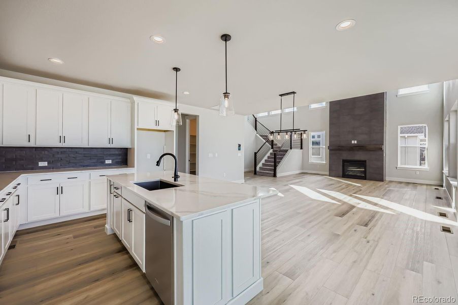 Furnished interior view inside a new home in Timber Ridge, Colorado Springs (Image 8).