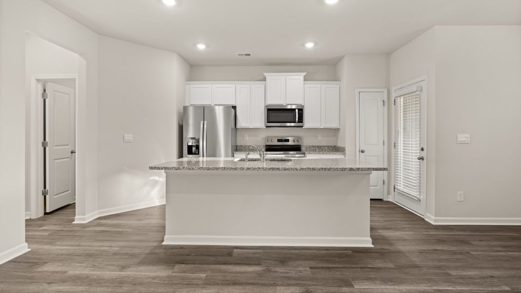 Furnished interior view inside a new home in Laurel Park Townhomes, Hephzibah (Image 6). Furnished interior view inside a new home in Laurel Park Townhomes, Hephzibah (Image 6).