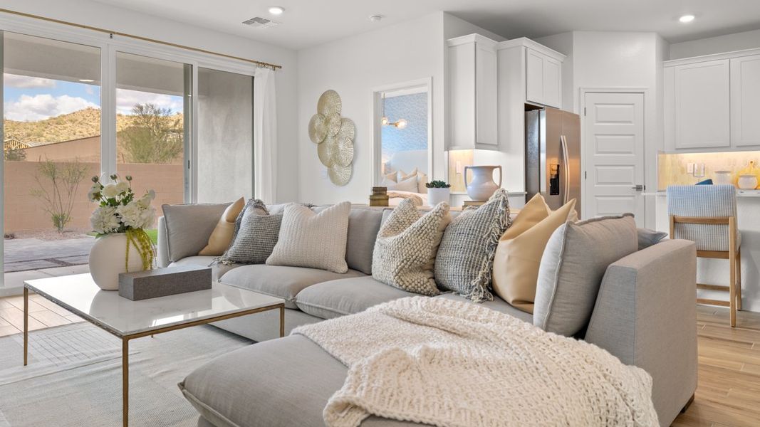 Furnished interior view inside a new home in Aloravita, Peoria (Image 28).