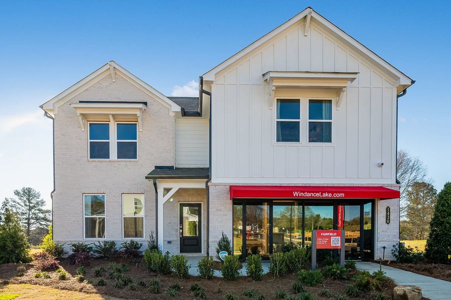 Representative exterior photo of a completed home built from the Fairfield by Taylor Morrison in Windance Lake, Loganville, GA (Image 20).