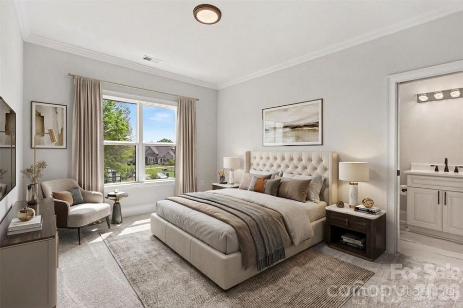 Furnished interior view inside a new home in , Concord (Image 34).