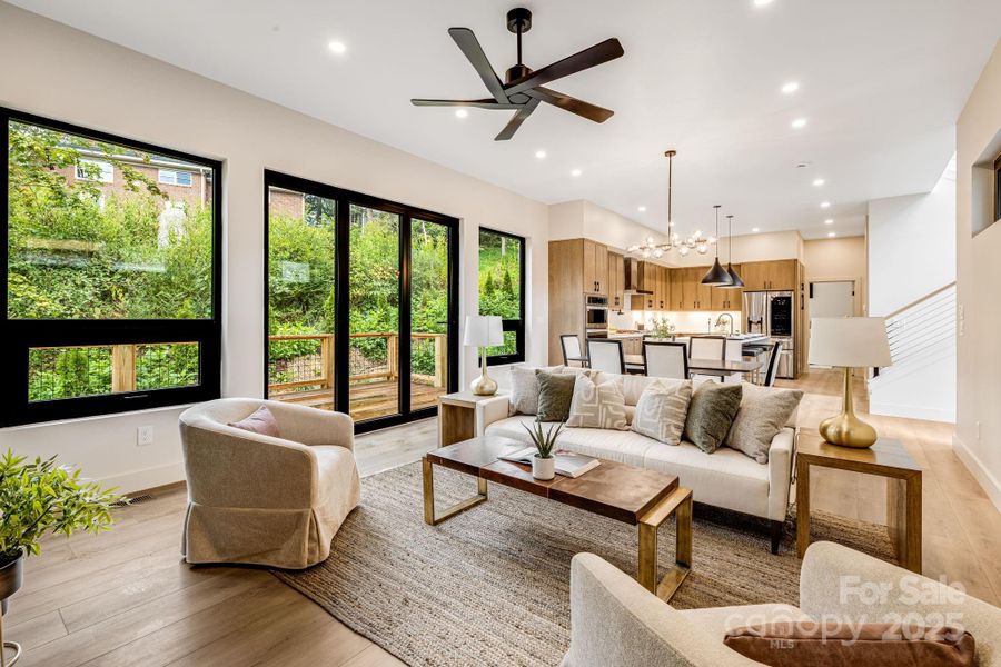 Furnished interior view inside a new home in , Asheville (Image 20). Furnished interior view inside a new home in , Asheville (Image 20).