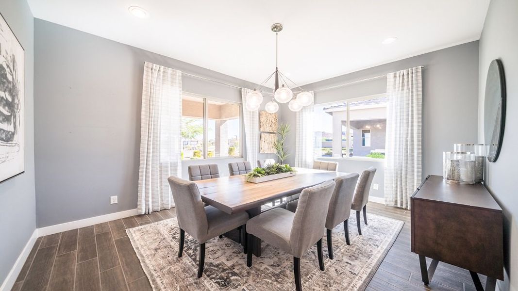 Furnished interior view inside a new home in Estrella, Goodyear (Image 22).