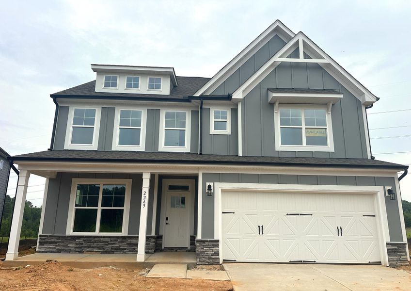 In-progress construction of a new home in The Enclave at Laurelbrook, Sherrills Ford, NC (Image 9).