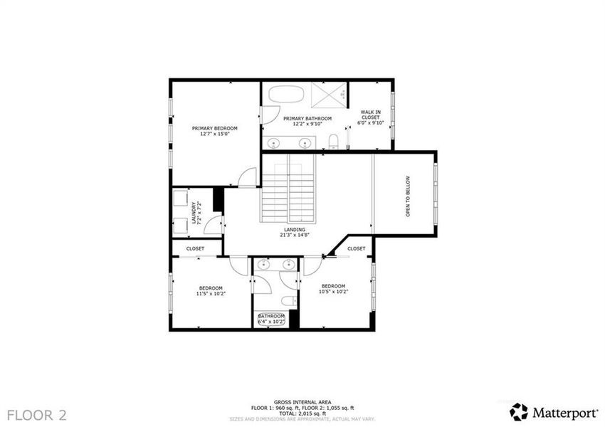 2D floor plan layout of this home in , Tucker, GA (Image 4).
