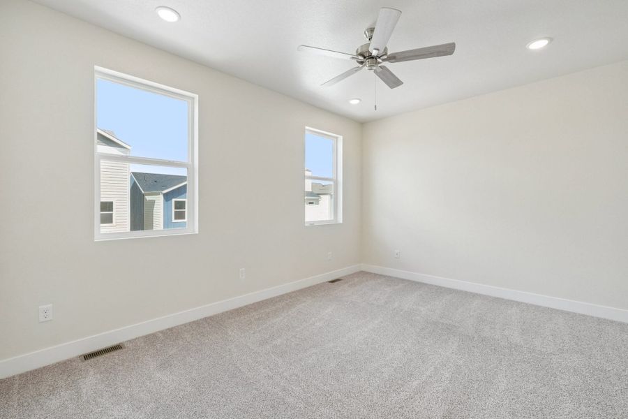 Spacious, unfurnished interior of a new home in Pony Park, Colorado Springs (Image 33). Spacious, unfurnished interior of a new home in Pony Park, Colorado Springs (Image 33).