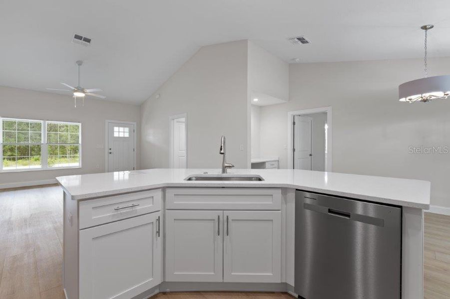 Furnished interior view inside a new home in , Citrus Springs (Image 10).