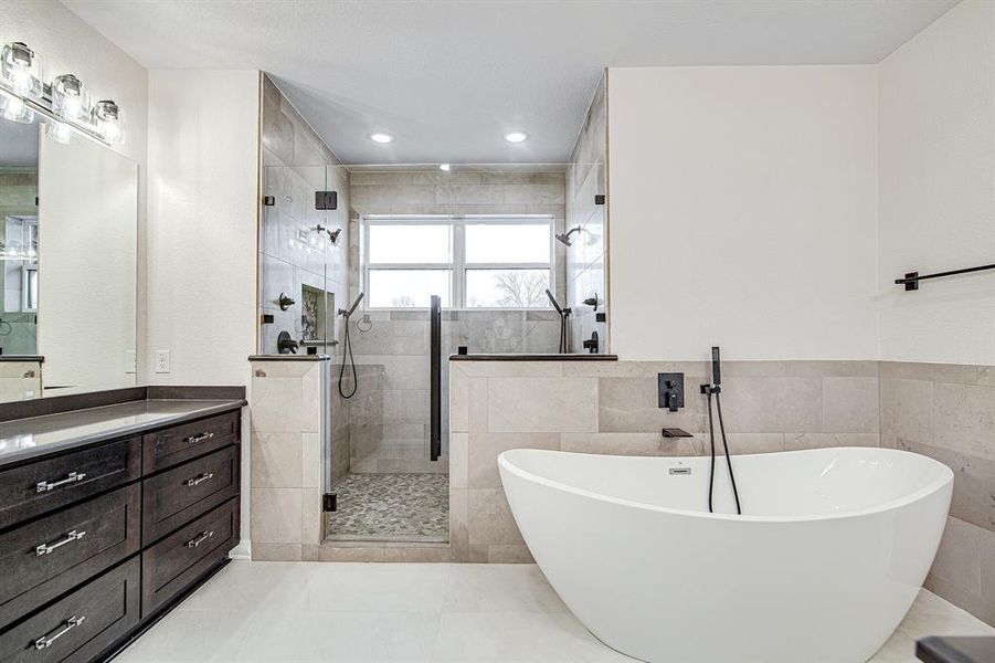 Primary Ensuite Bath; Split Vanities, Garden Tub; Separate Shower Primary Ensuite Bath; Split Vanities, Garden Tub; Separate Shower