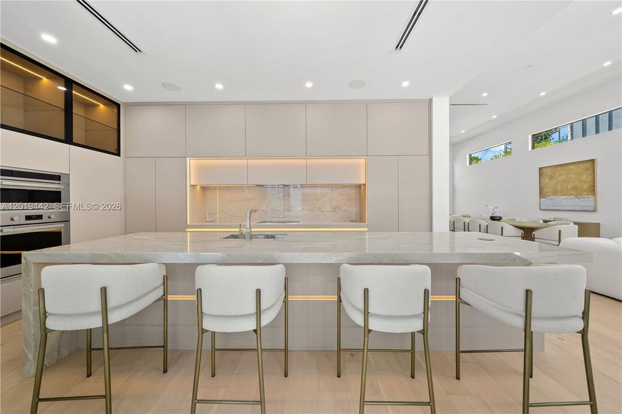 Furnished interior view inside a new home in , Miami (Image 9). Furnished interior view inside a new home in , Miami (Image 9).