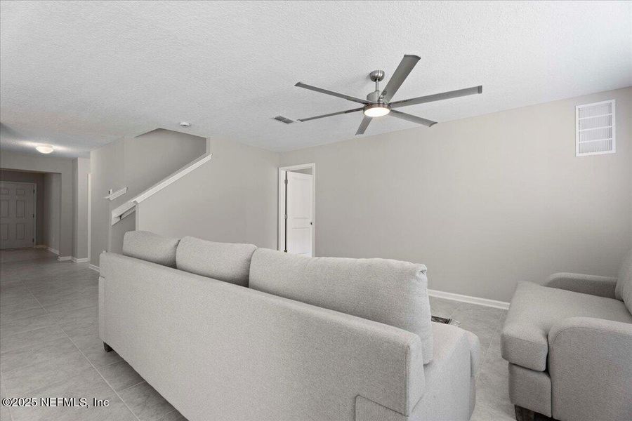 Furnished interior view inside a new home in Dunns Crossing, Jacksonville (Image 6). Furnished interior view inside a new home in Dunns Crossing, Jacksonville (Image 6).