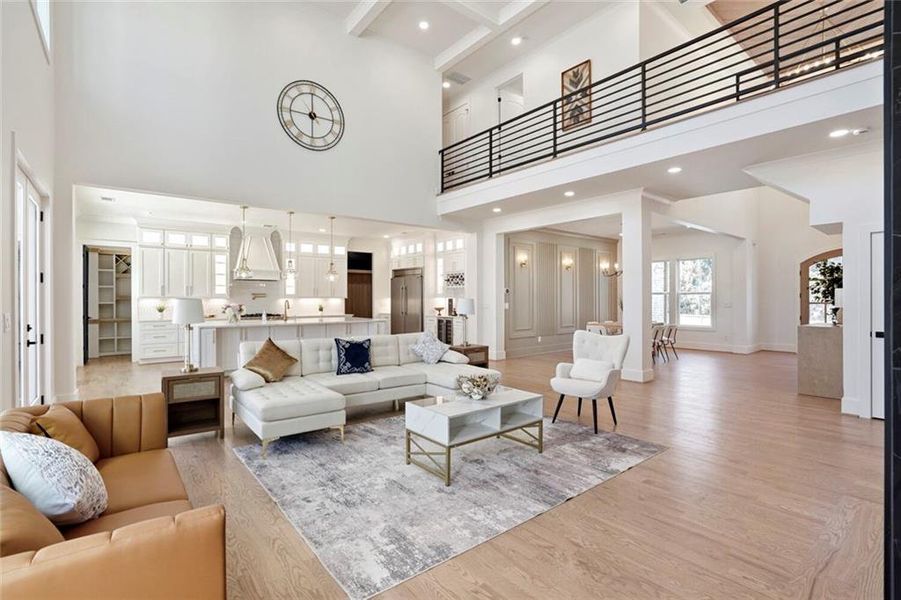 Furnished interior view inside a new home in , Dacula (Image 17).