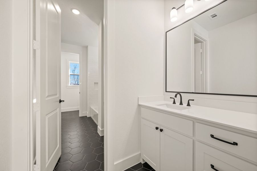 Furnished interior view inside a new home in NorthGlen, Haslet (Image 16).