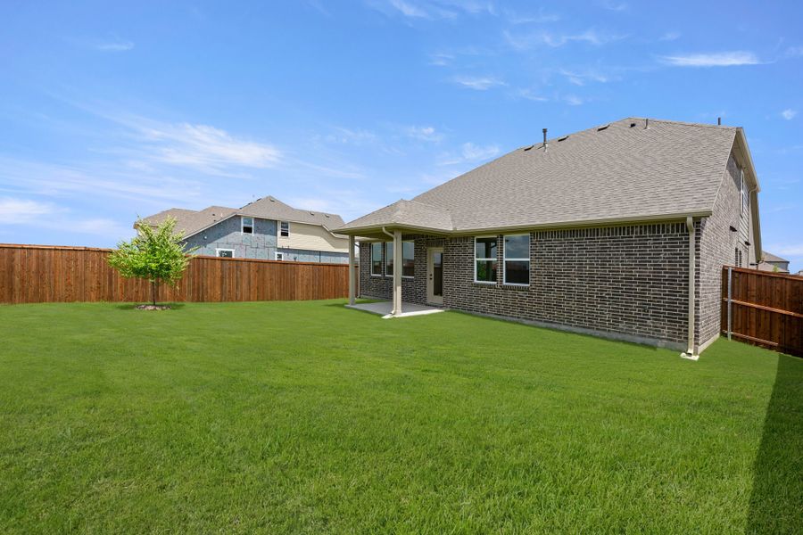 Representative exterior details of a home built from the Freedom by Rockwell Homes in Creekside, Royse City (Image 4). Representative exterior details of a home built from the Freedom by Rockwell Homes in Creekside, Royse City (Image 4).