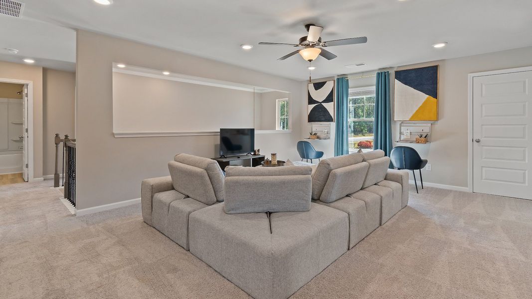 Representative furnished interior of a home built from the McKinley II by DRB Homes in Northcroft, Loganville (Image 29).