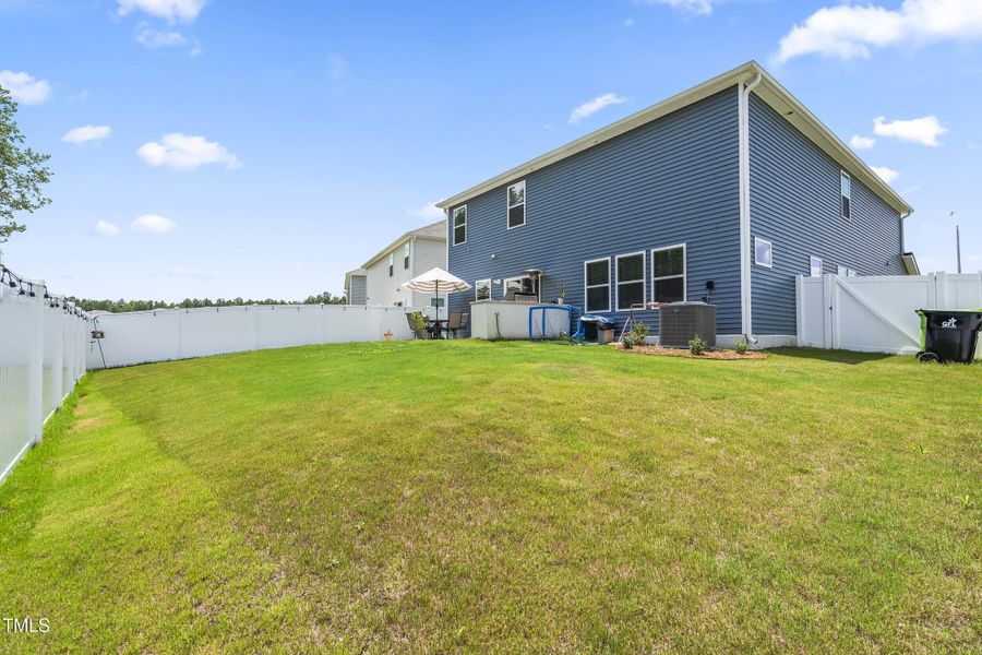 Fenced Yard Fenced Yard