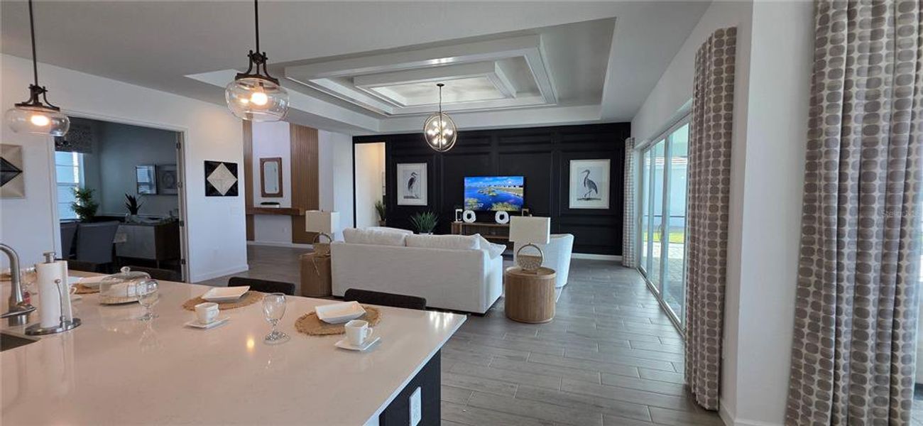 Furnished interior view inside a new home in , Englewood (Image 15). Furnished interior view inside a new home in , Englewood (Image 15).