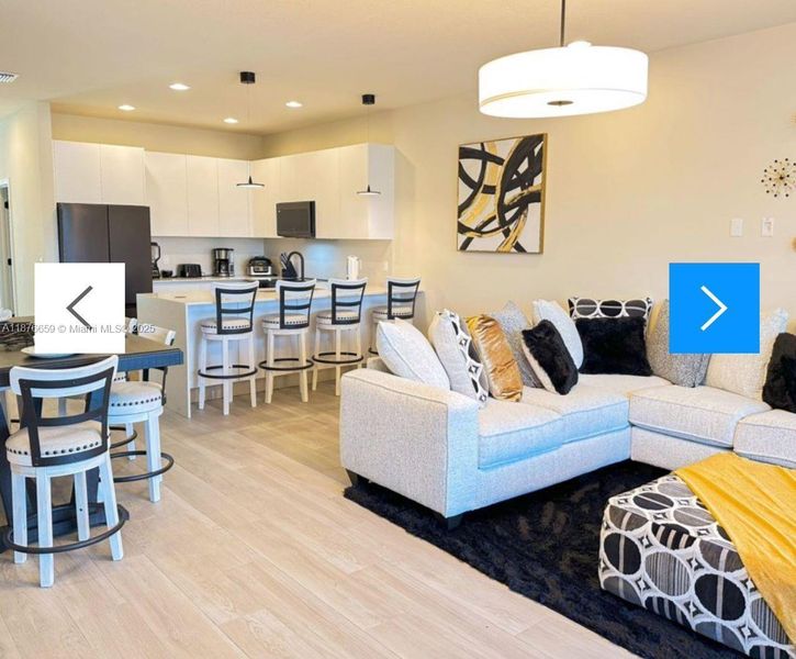 Furnished interior view inside a new home in , Clermont (Image 5). Furnished interior view inside a new home in , Clermont (Image 5).