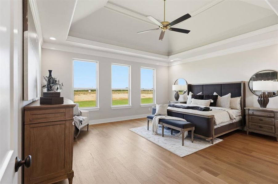 Furnished interior view inside a new home in , Granbury (Image 35).