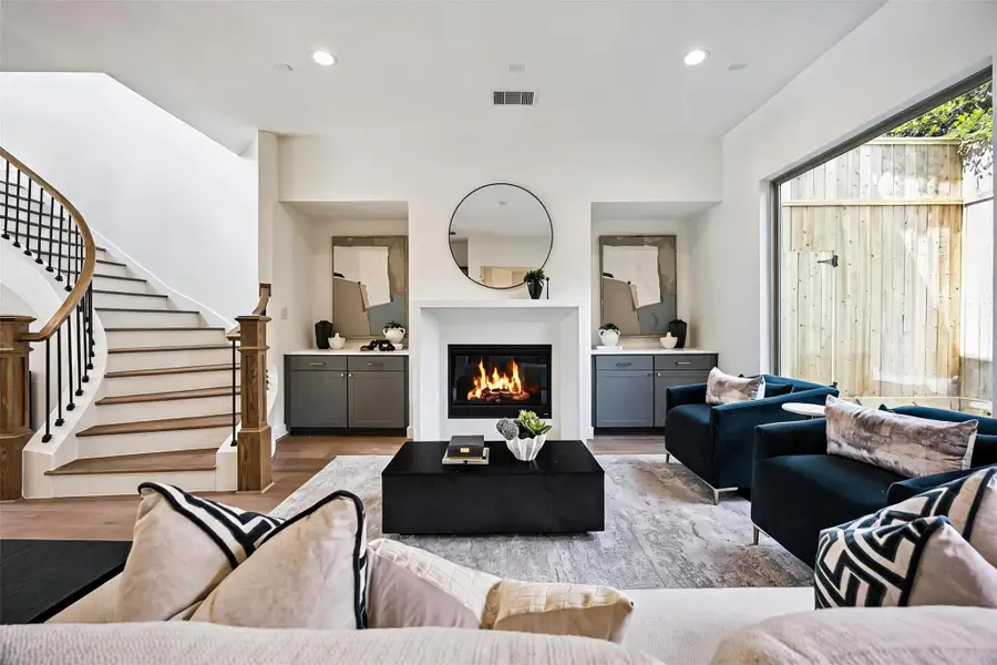 Furnished interior view inside a new home in , Houston (Image 9).