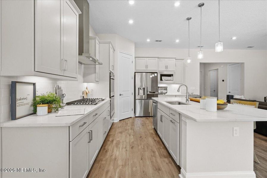 Furnished interior view inside a new home in , St. Johns (Image 17).