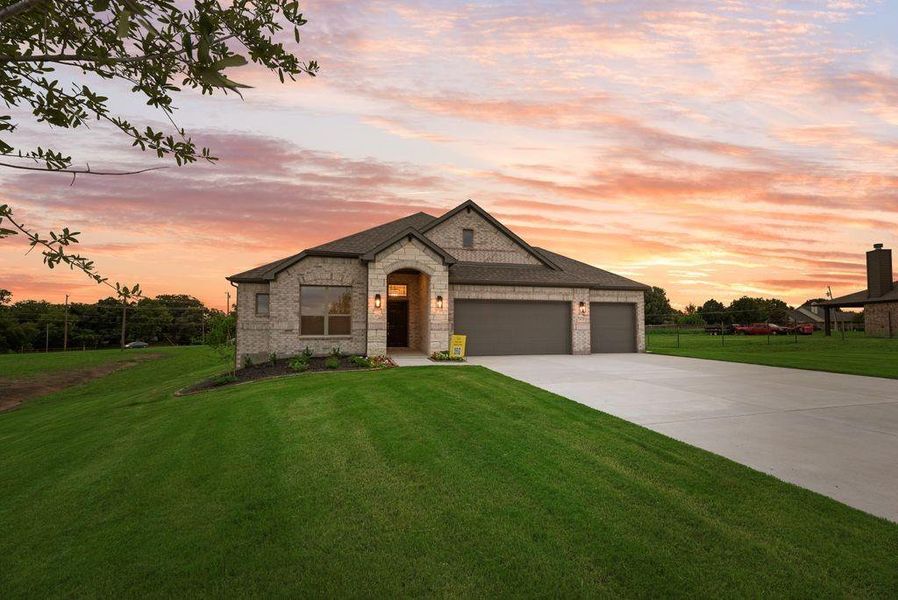 Front exterior of a new home in , Lowry Crossing, TX, highlighting curb appeal (Image 18).