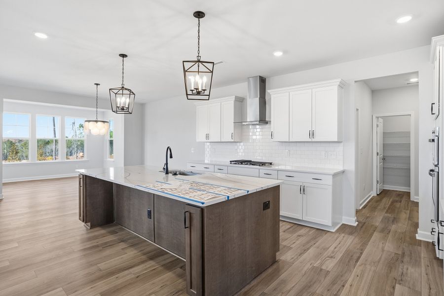 Furnished interior view inside a new home in Sweetbrier, Durham (Image 7).