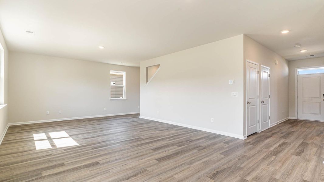 Spacious, unfurnished interior of a new home in The Bluffs at Mill Creek, Florence (Image 15). Spacious, unfurnished interior of a new home in The Bluffs at Mill Creek, Florence (Image 15).