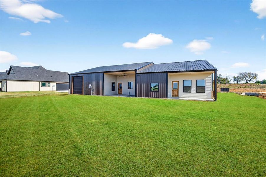 Exterior details and patio area of a home in , Whitewright (Image 2). Exterior details and patio area of a home in , Whitewright (Image 2).