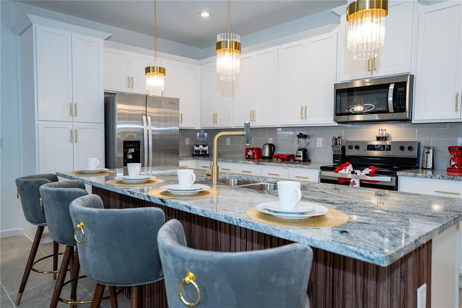 Furnished interior view inside a new home in Solara Resort, Kissimmee (Image 14).