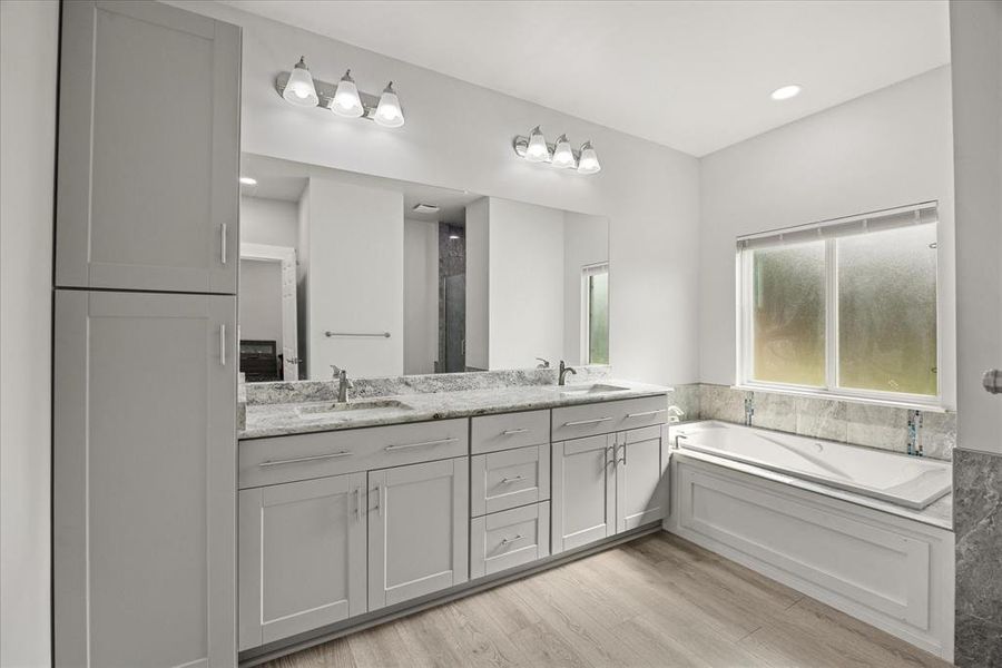 Furnished interior view inside a new home in , Granbury (Image 29).