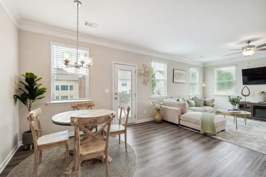Furnished interior view inside a new home in , Douglasville (Image 5). Furnished interior view inside a new home in , Douglasville (Image 5).