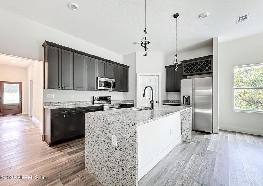 Furnished interior view inside a new home in , Jacksonville (Image 8). Furnished interior view inside a new home in , Jacksonville (Image 8).