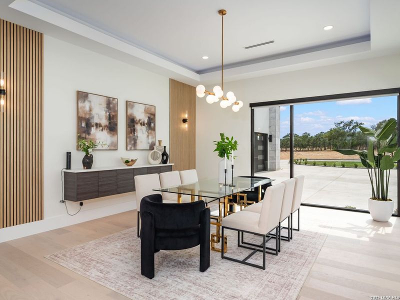 Furnished interior view inside a new home in , Fair Oaks Ranch (Image 45).