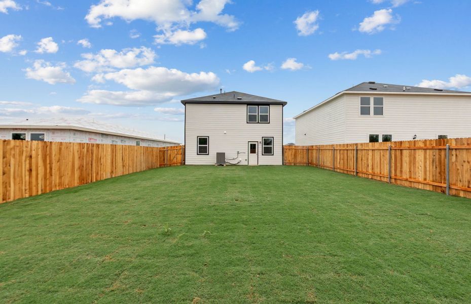 Exterior details and patio area of a home in Larson Crossing, Elgin (Image 4).