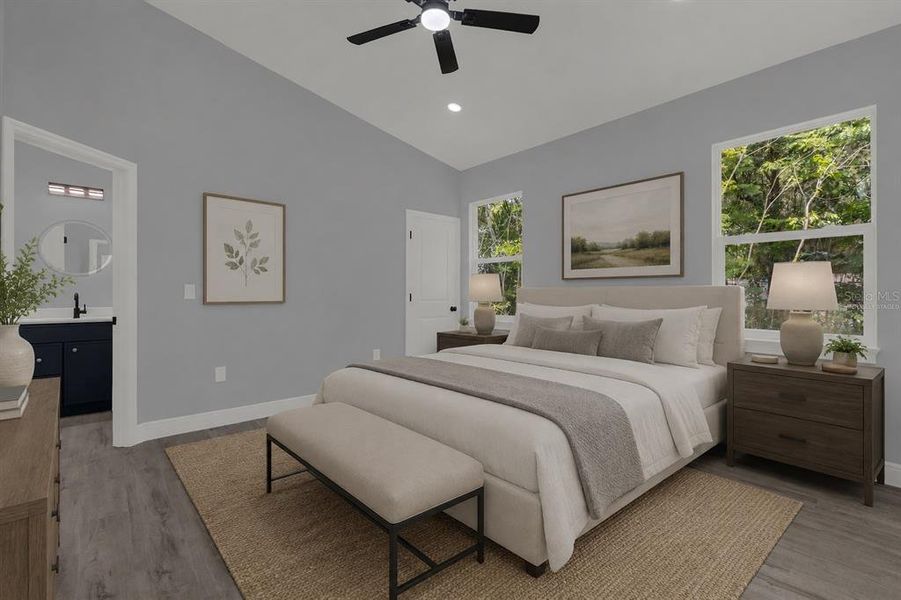 Furnished interior view inside a new home in , Deland (Image 13).