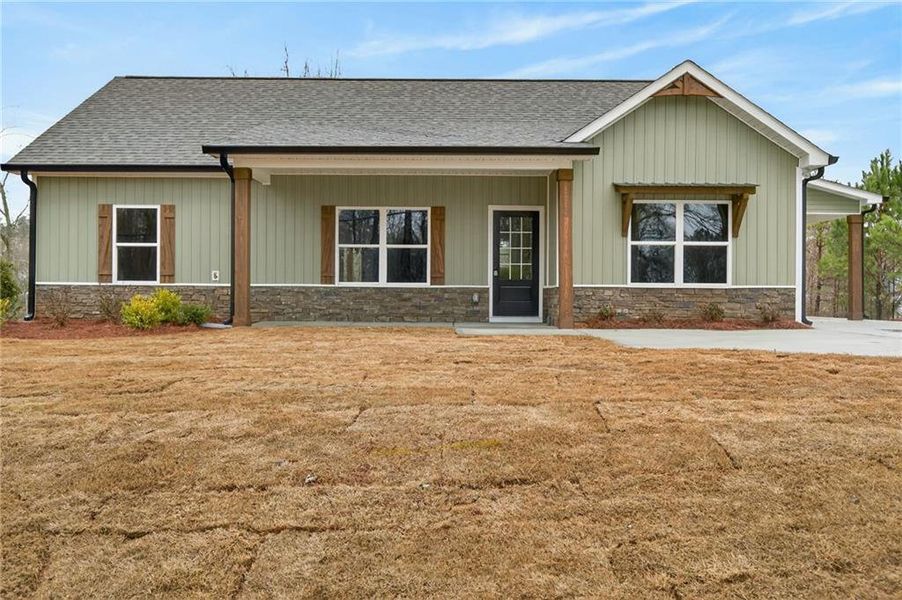 Exterior details and patio area of a home in , Douglasville (Image 22).