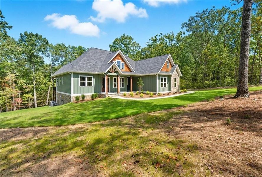 Front exterior of a new home in , Kingston, GA, highlighting curb appeal (Image 28).