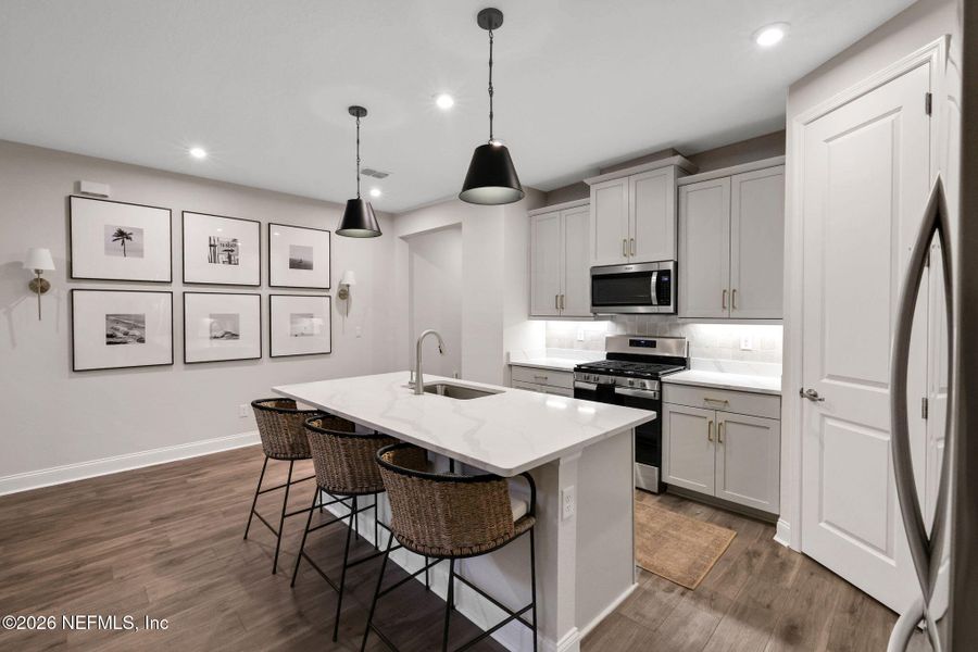 Furnished interior view inside a new home in , Jacksonville (Image 43).