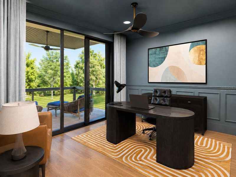 Furnished interior view inside a new home in , St. Petersburg (Image 10).