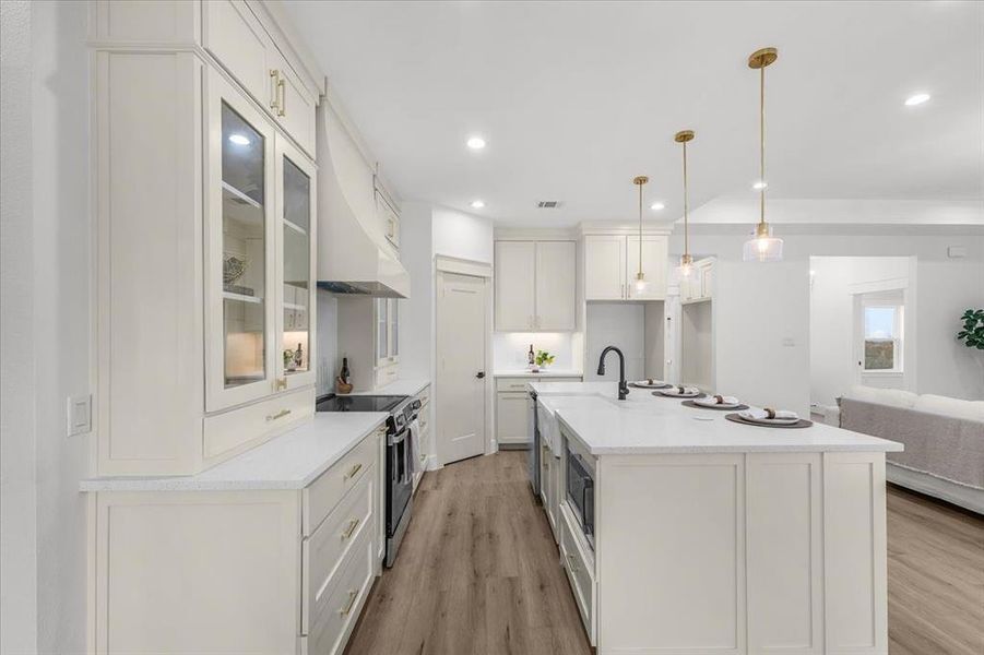 Furnished interior view inside a new home in , Fort Worth (Image 13).