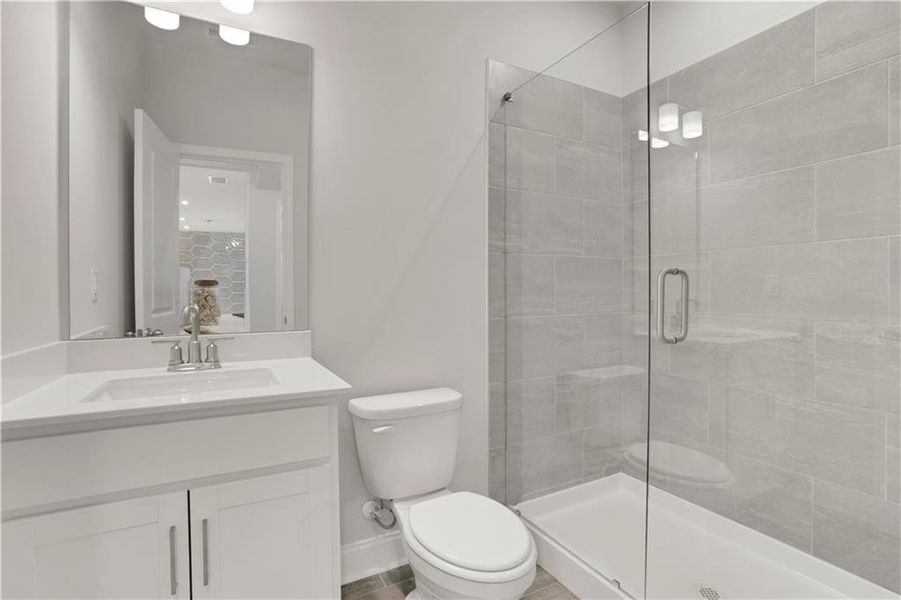 Furnished interior view inside a new home in Hopewell Reserve, Cumming (Image 19).