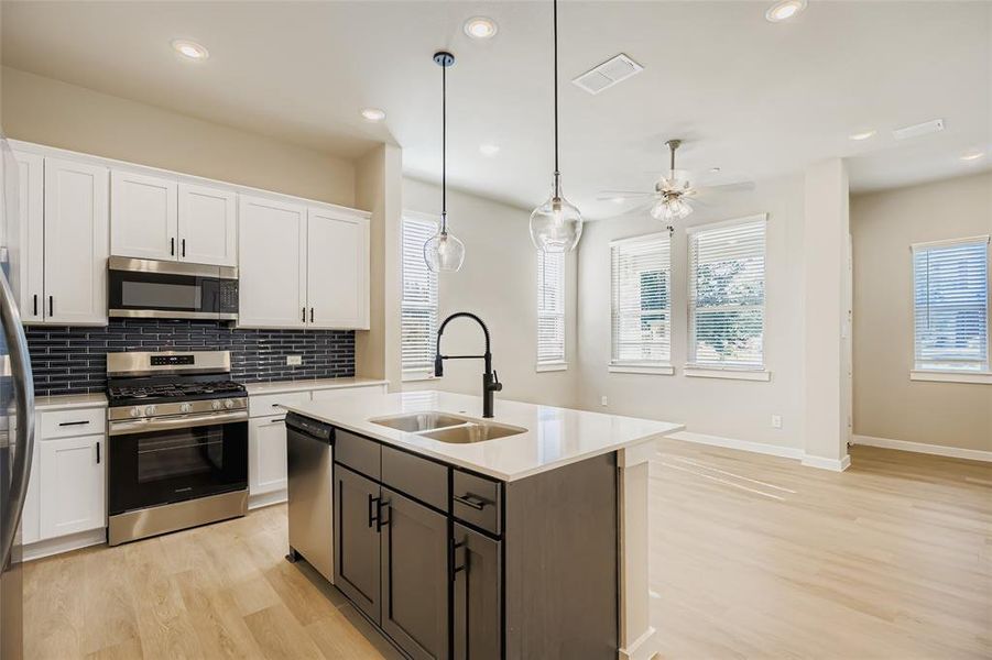 Furnished interior view inside a new home in , McKinney (Image 13).