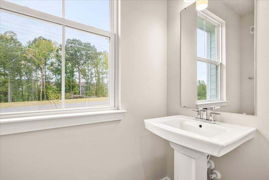 Close-up of interior finishes inside a home in Townes at The Station, Apex (Image 11).