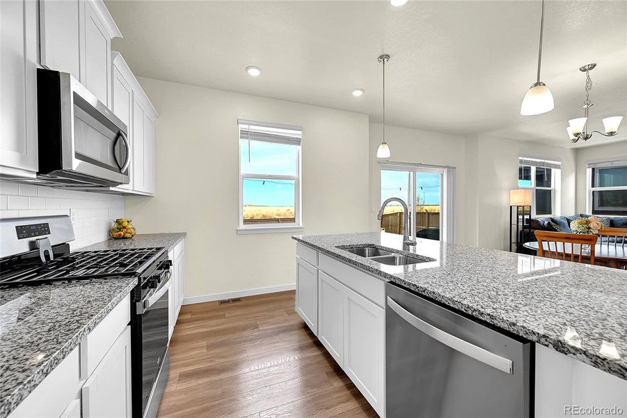 Furnished interior view inside a new home in Settlers Crossing, Commerce City (Image 16).