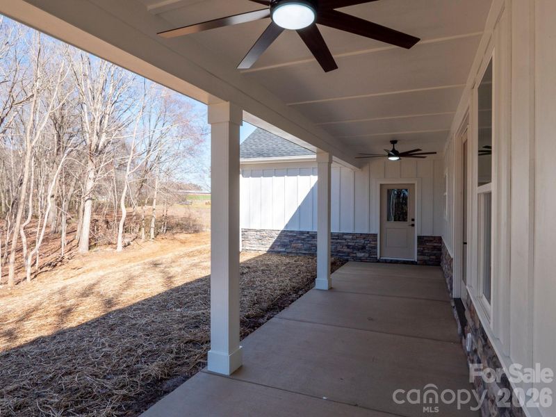 Exterior details and patio area of a home in , Monroe (Image 3).
