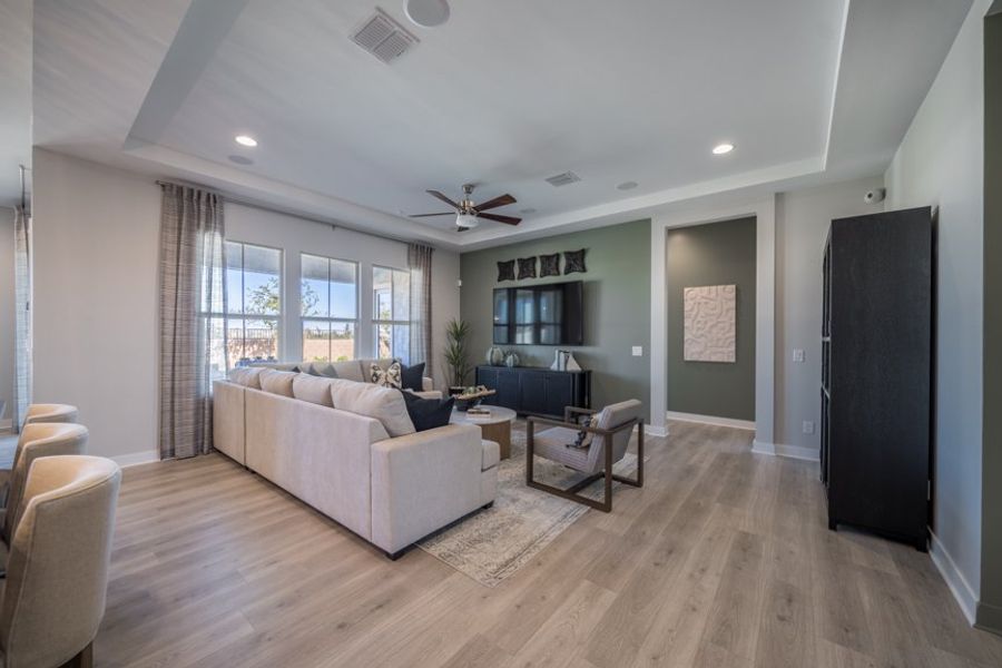 Furnished interior view inside a new home in Legado, Queen Creek (Image 10).