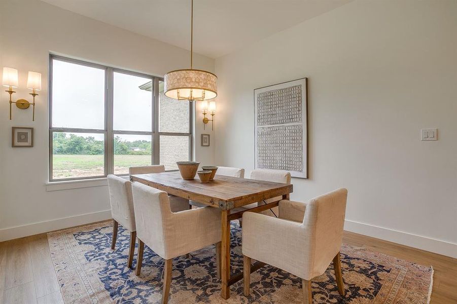 Furnished interior view inside a new home in , Burleson (Image 34).
