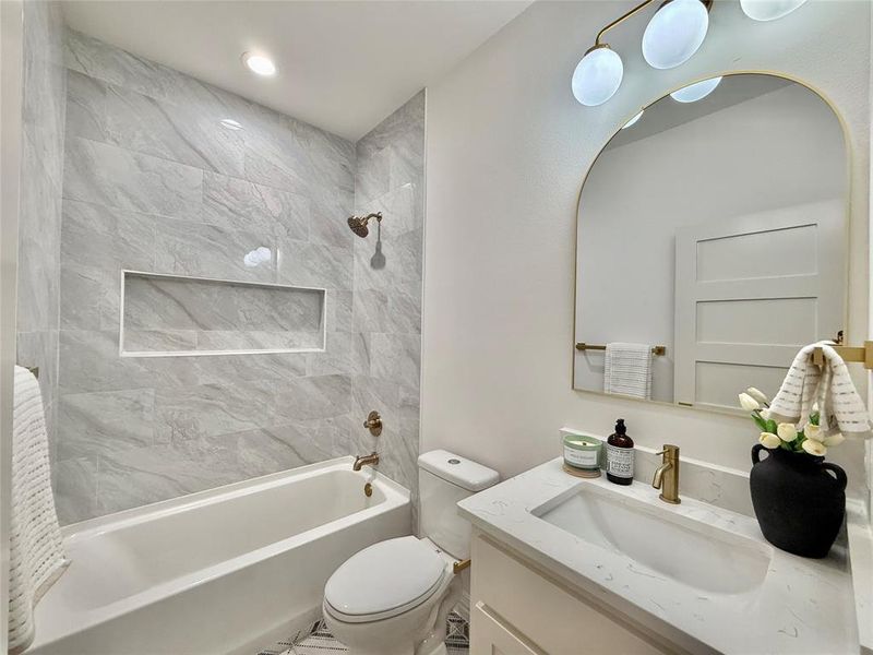 Furnished interior view inside a new home in , Bluff Dale (Image 16).