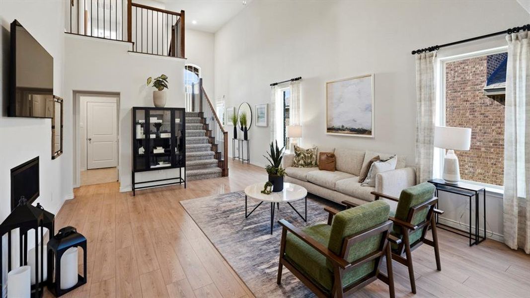 Furnished interior view inside a new home in Bel Air Village, Sherman (Image 34). Furnished interior view inside a new home in Bel Air Village, Sherman (Image 34).