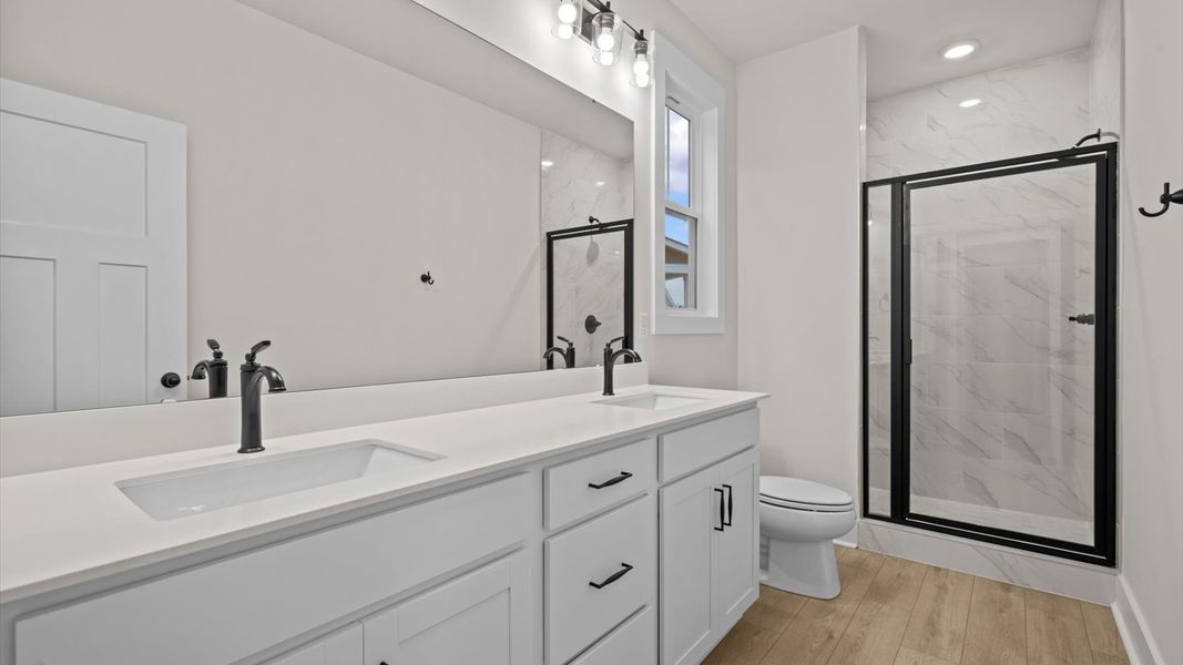 Furnished interior view inside a new home in Fox Hollow, Spartanburg (Image 14). Furnished interior view inside a new home in Fox Hollow, Spartanburg (Image 14).